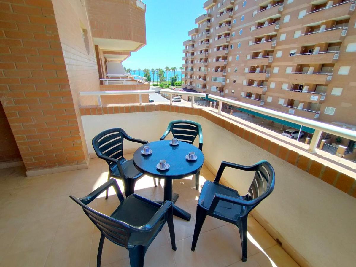 Apartamento ACV - Vistamar II-1ª linea planta 3 sur Oropesa del Mar Exterior foto