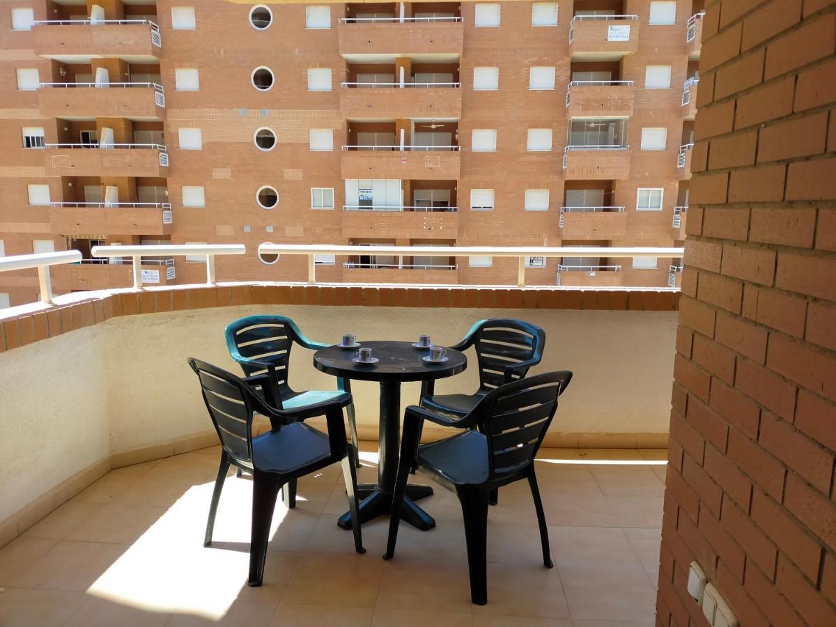 Apartamento ACV - Vistamar II-1ª linea planta 3 sur Oropesa del Mar Exterior foto